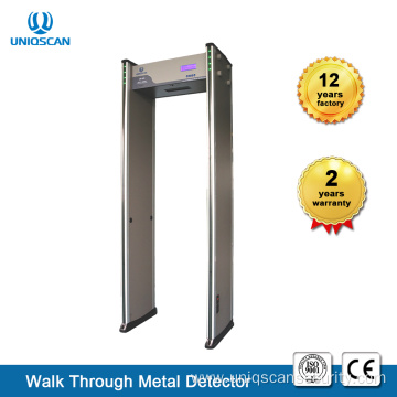 zones are available UB600 UNIQSCAN metal detector